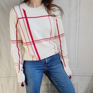 Equipment Wool Cashmere Plaid Sweater